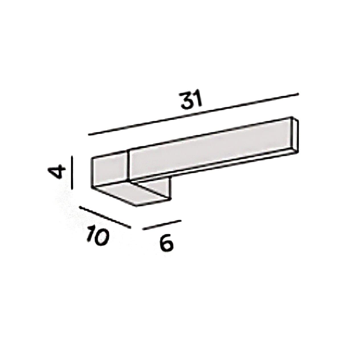 Applique moderno Perenz illumina ELLE 8228 B CT LED orientabile lampada parete - 6