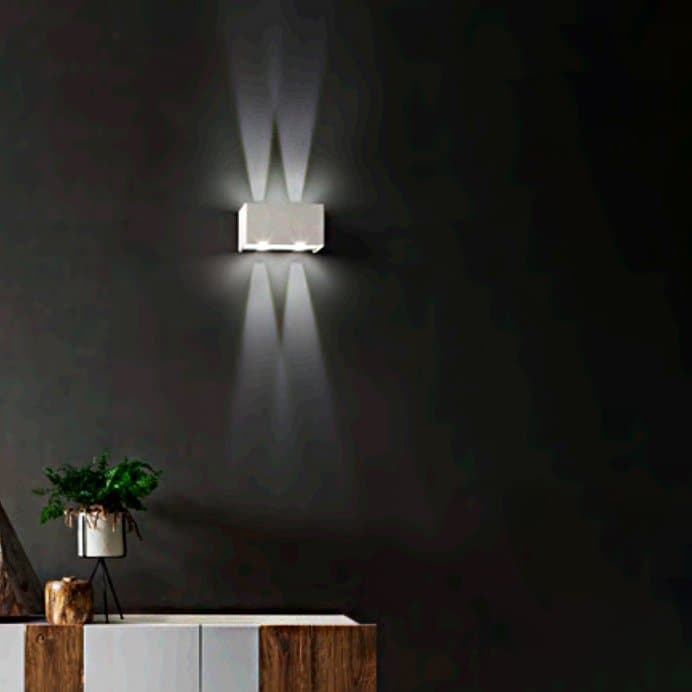 Applique led Redo group AMPLITUDE LED 3000K 1300LM lampada parete alluminio biemissione - 2