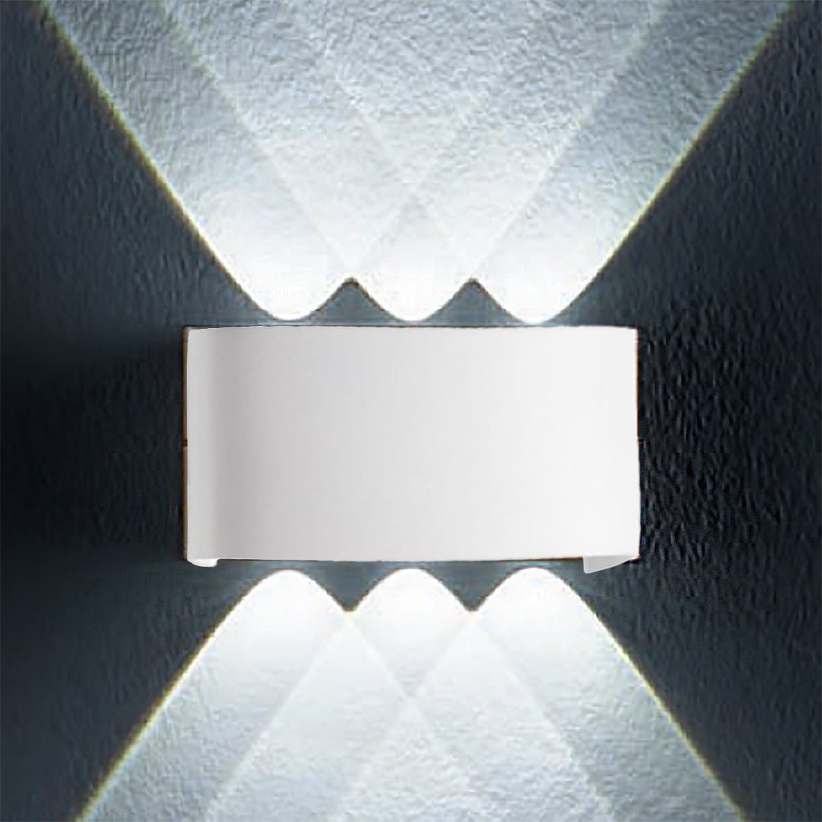 Applique led esterno Redo group FABO 01-90226 90225 IP54 GU10 LED lampada parete moderna biemissione - 2