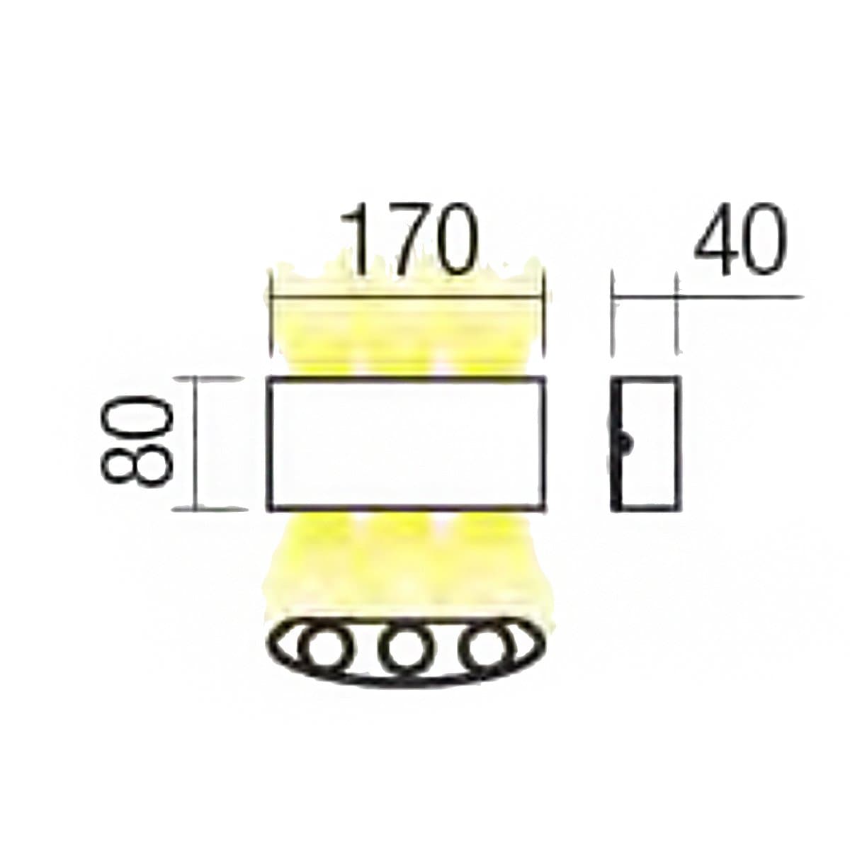 Applique led esterno Redo group FABO 01-90226 90225 IP54 GU10 LED lampada parete moderna biemissione - 5