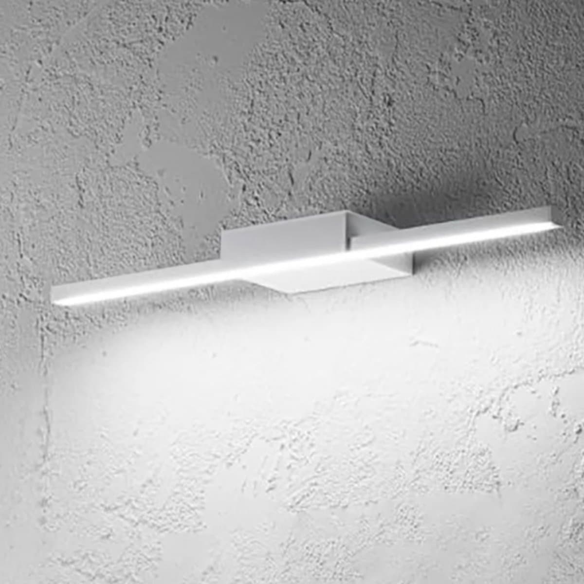 Applique specchio quadro Gea Luce ONE GAP492C IP44 3000°K 1670Lm lampada parete moderna - 2