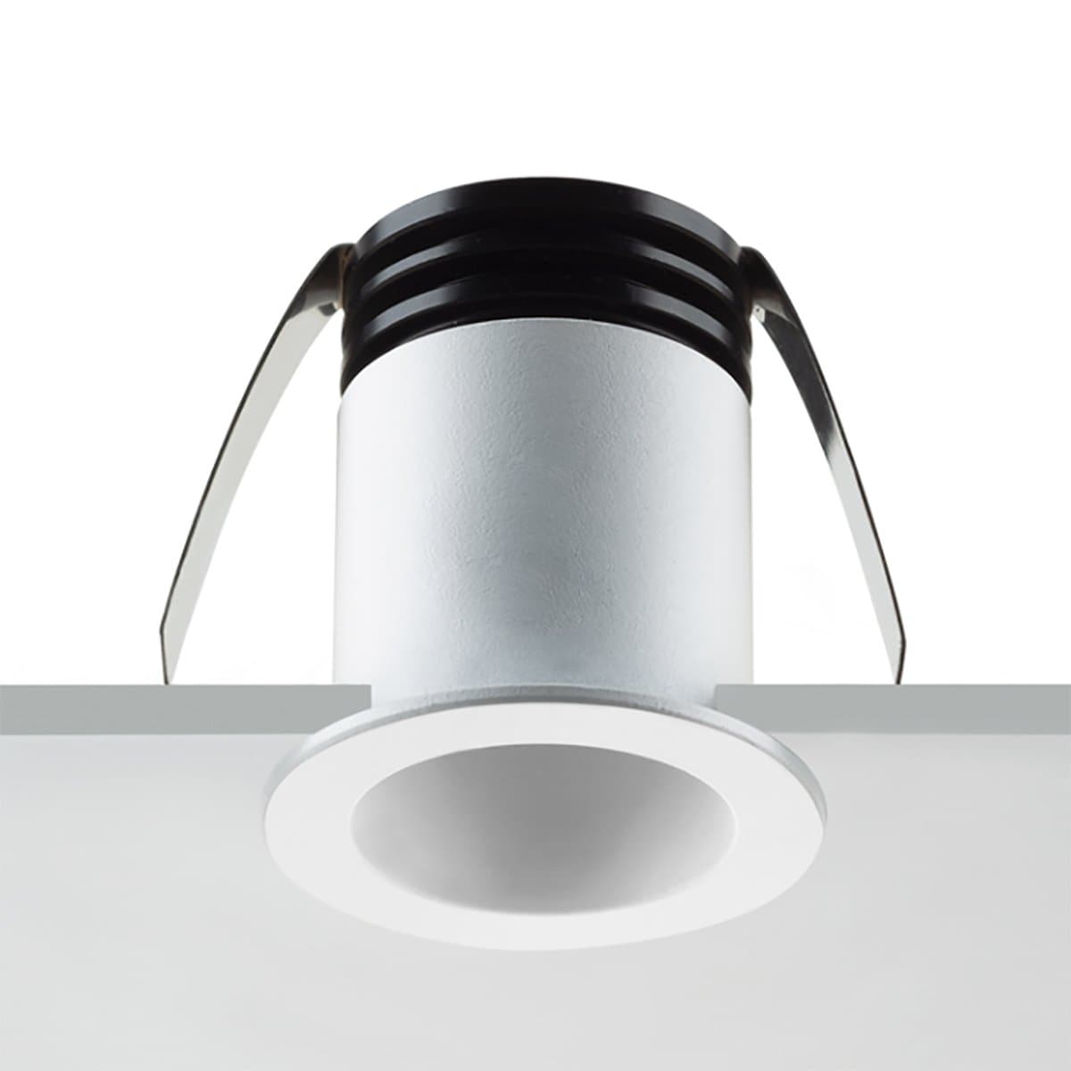 Spot incasso Pan International FOCUS MEDIUM FO-NAA W WHITE LED 38 150LM faretto tondo cartongesso moderno - 5