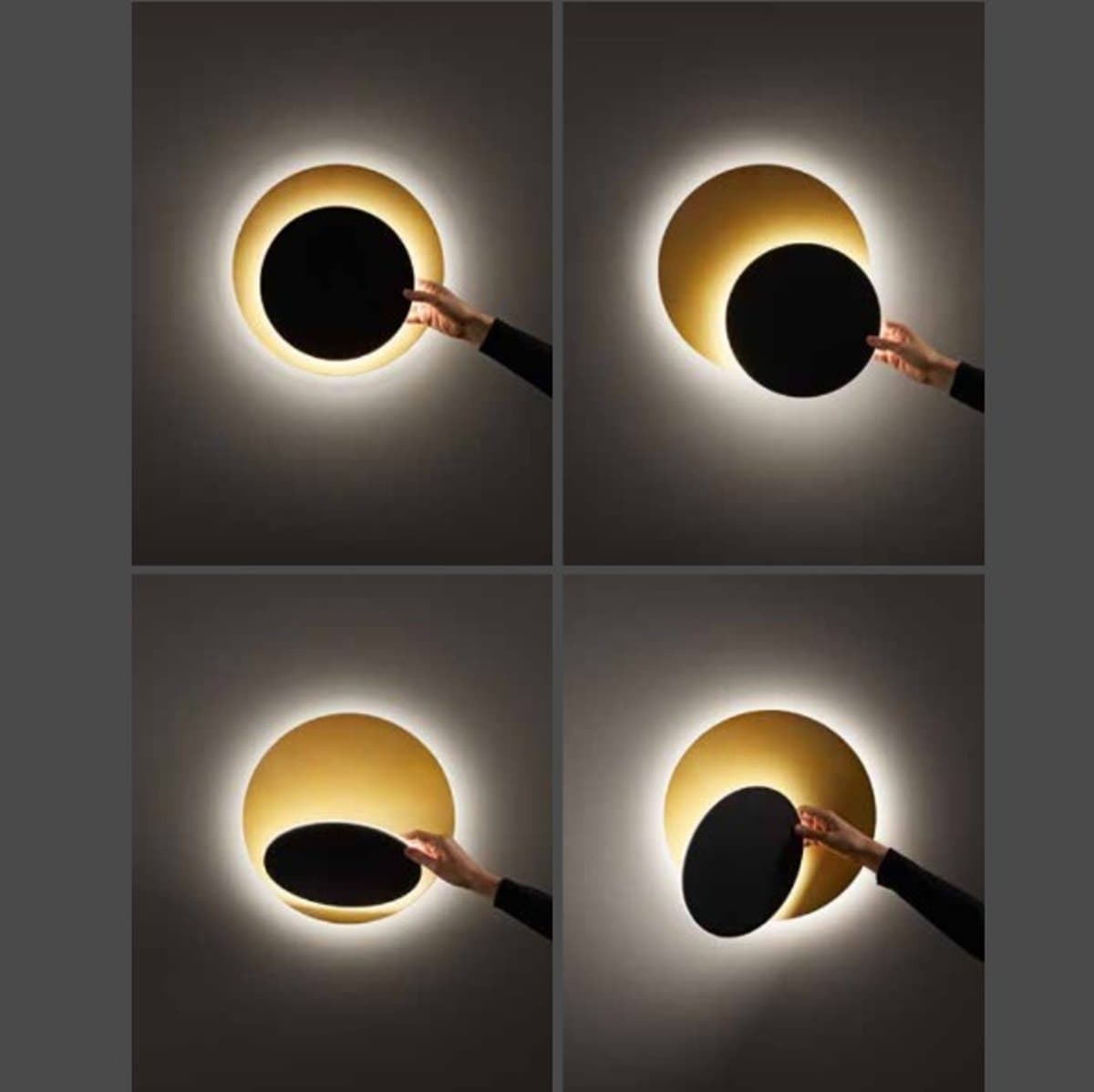 Plafoniera moderna Perenz illumina DRUM 8232 B LED alluminio acrilico orientabile lampada soffitto - 4