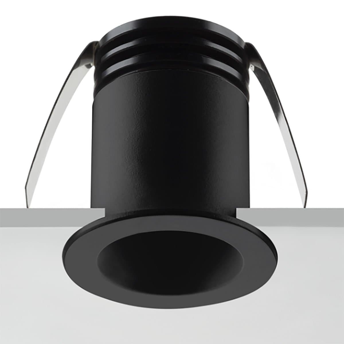 Spot incasso Pan International FOCUS MEDIUM FO-NAA B BLACK LED 38 215LM faretto tondo cartongesso moderno - 5