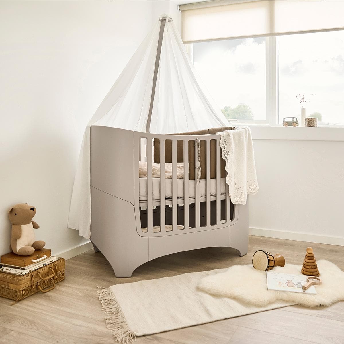 Lettino Baby Classic 0-3 anni Leander Cappuccino - 3