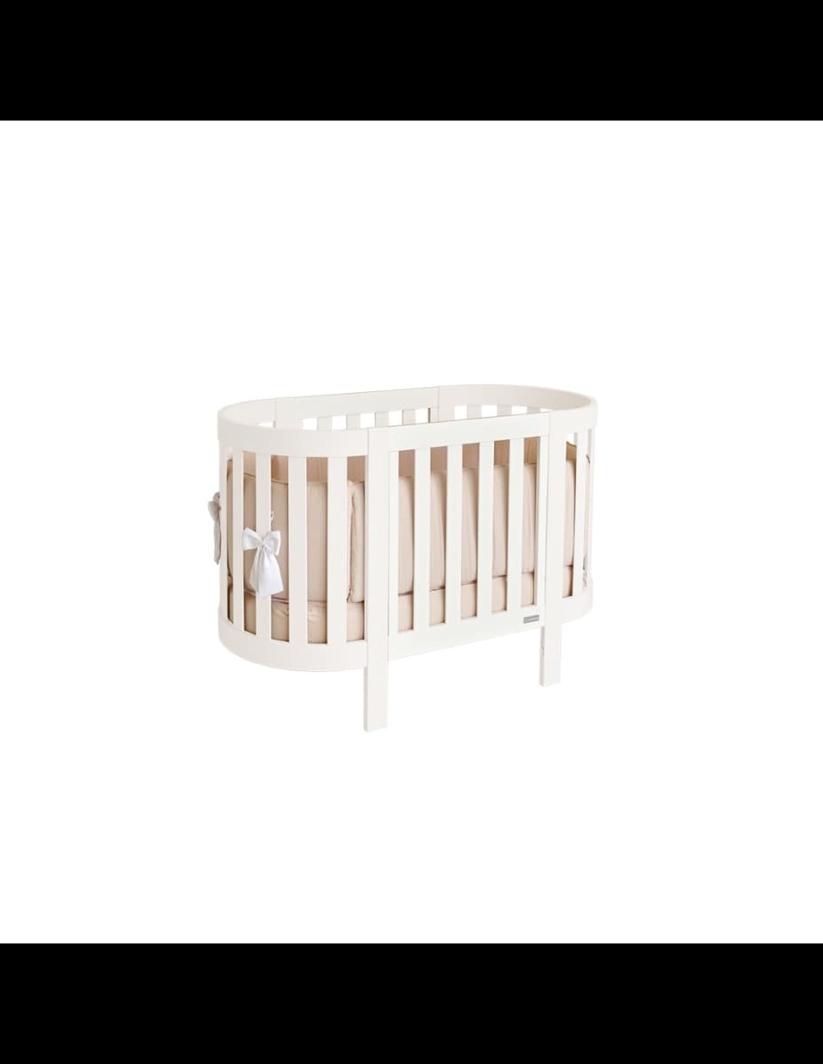 Lettino Evolutivo Italbaby Evoc Bianco/Plumeti Burro - 2