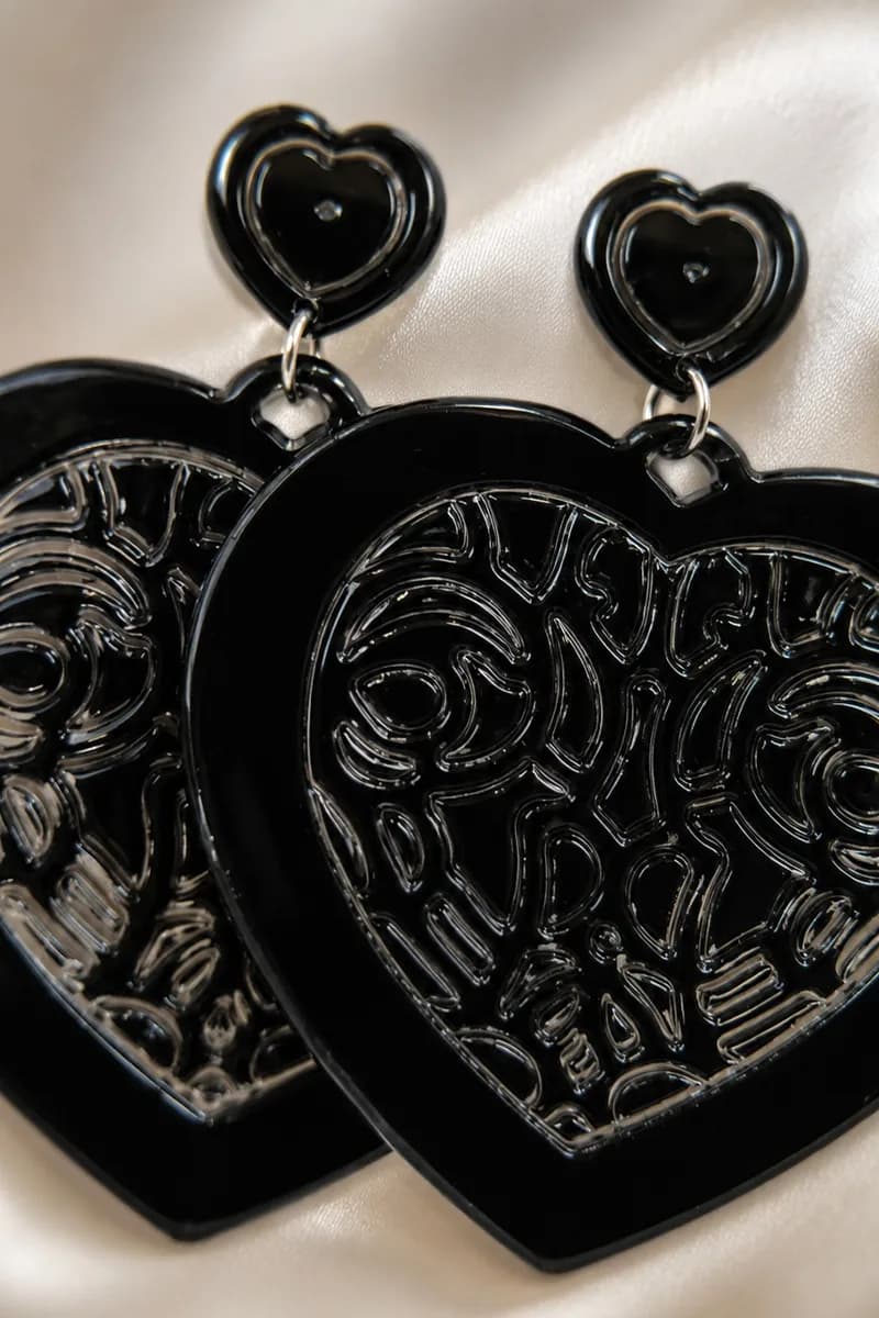 Orecchini pendenti Baroque Soul Heart - 3