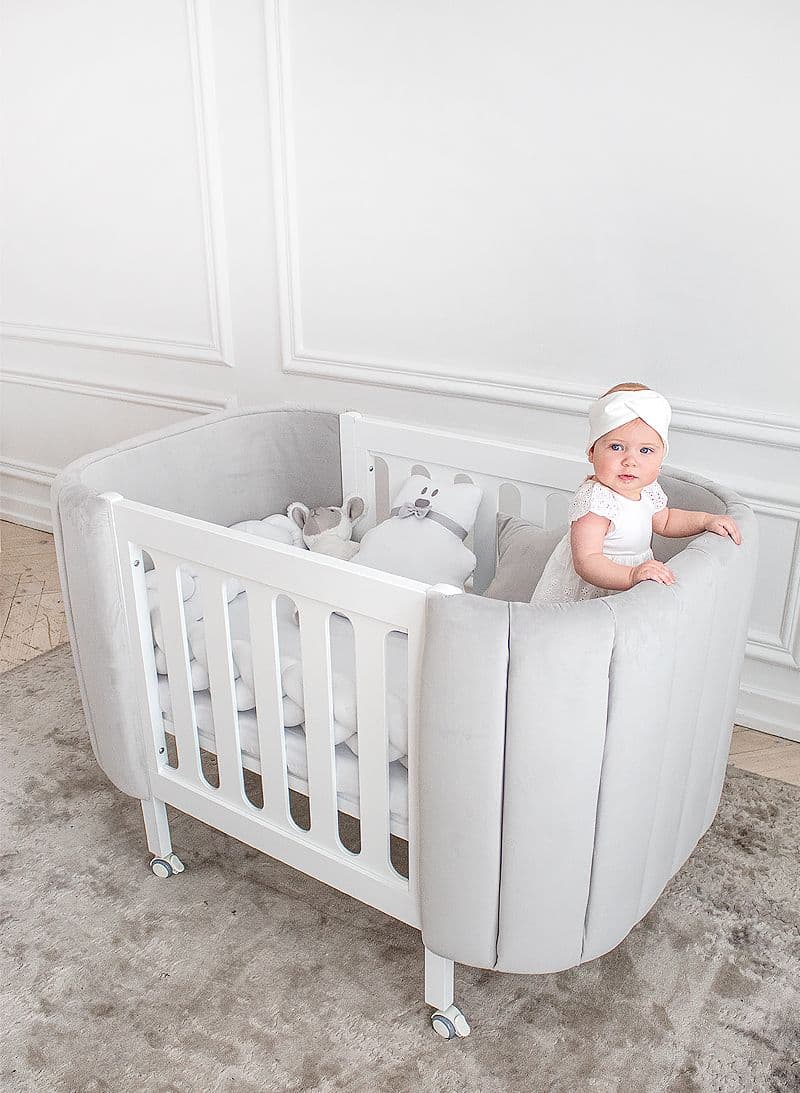 Letto Trasformabile 3 in 1 Savoiardi – Grigio