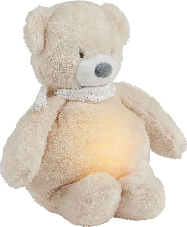Luce Notturna Peluche Nattou - Vari Animali – Orso Beige