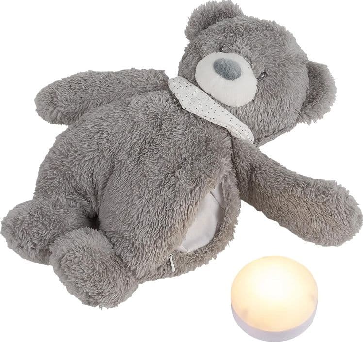 Luce Notturna Peluche Nattou - Vari Animali – Orso Grigio