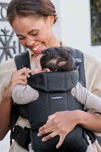 Marsupio ergonomico traspirante BabyBjorn Move 3D Mesh Nero - 2