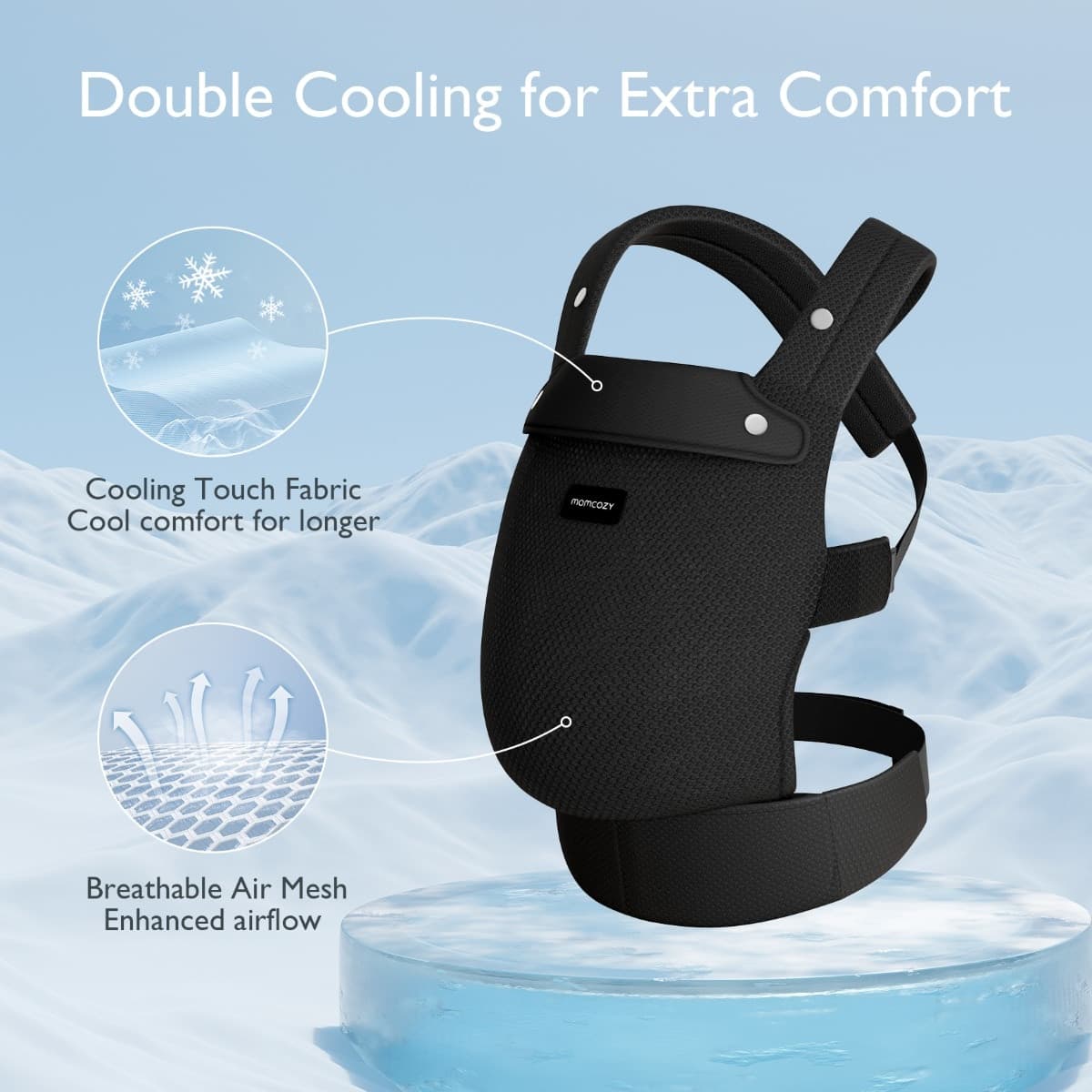 Marsupio porta-bebè Momcozy PureHug Air Mesh - 3