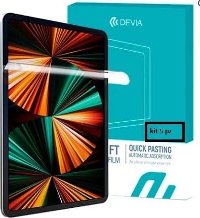 kit da 5 pellicole per tablet sino a 10 universale  per plotter da taglio devia
