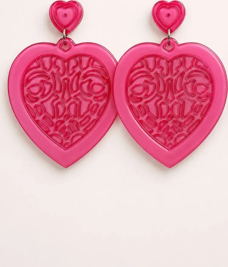 Orecchini pendenti Baroque Soul Heart - 2