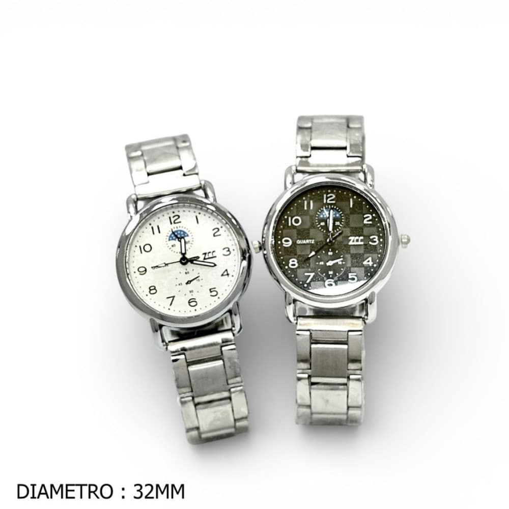 Orologio da Polso Donna Acciaio Elegante Quadrante Casual 32mm - 2