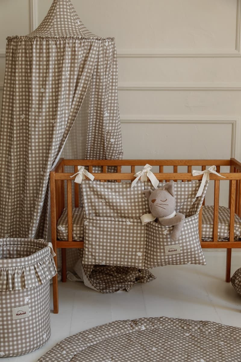 Organizzatore per culla Malomi Kids Countryside Check - 3