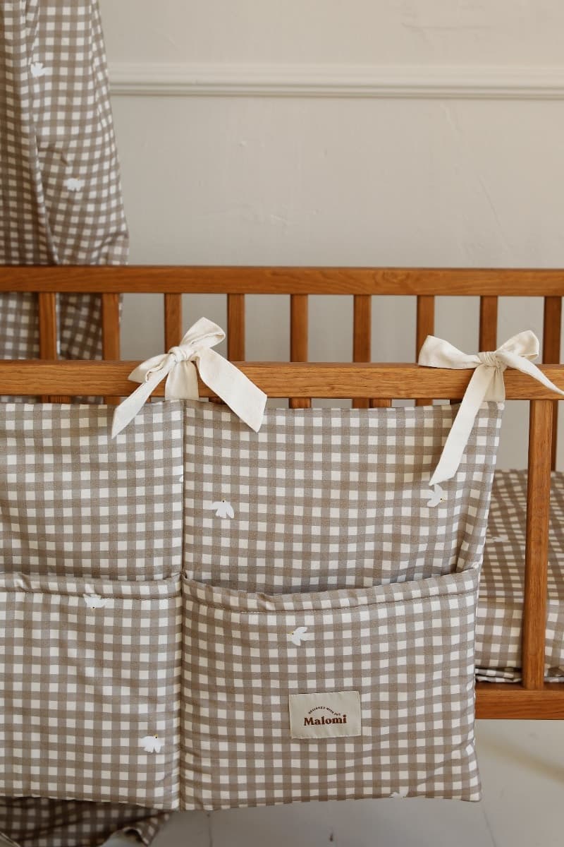 Organizzatore per culla Malomi Kids Countryside Check - 4