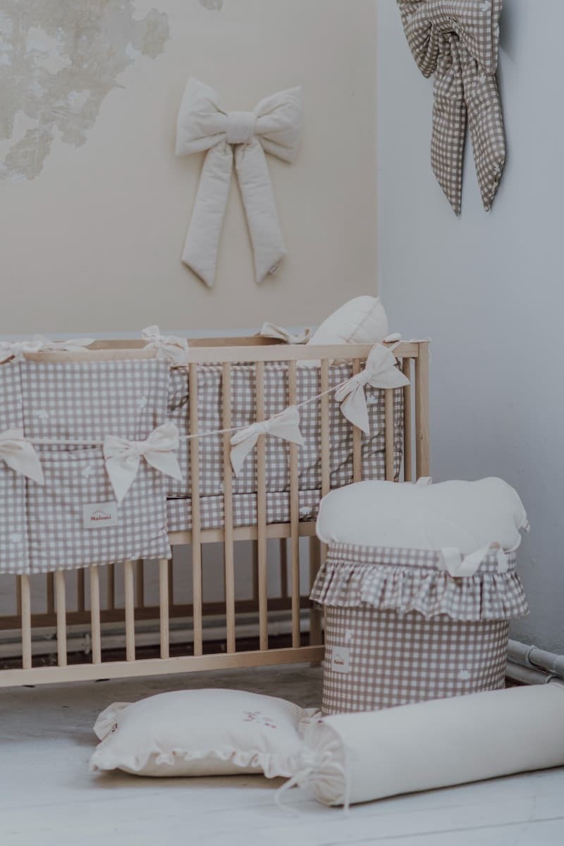 Organizzatore per culla Malomi Kids Countryside Check - 7