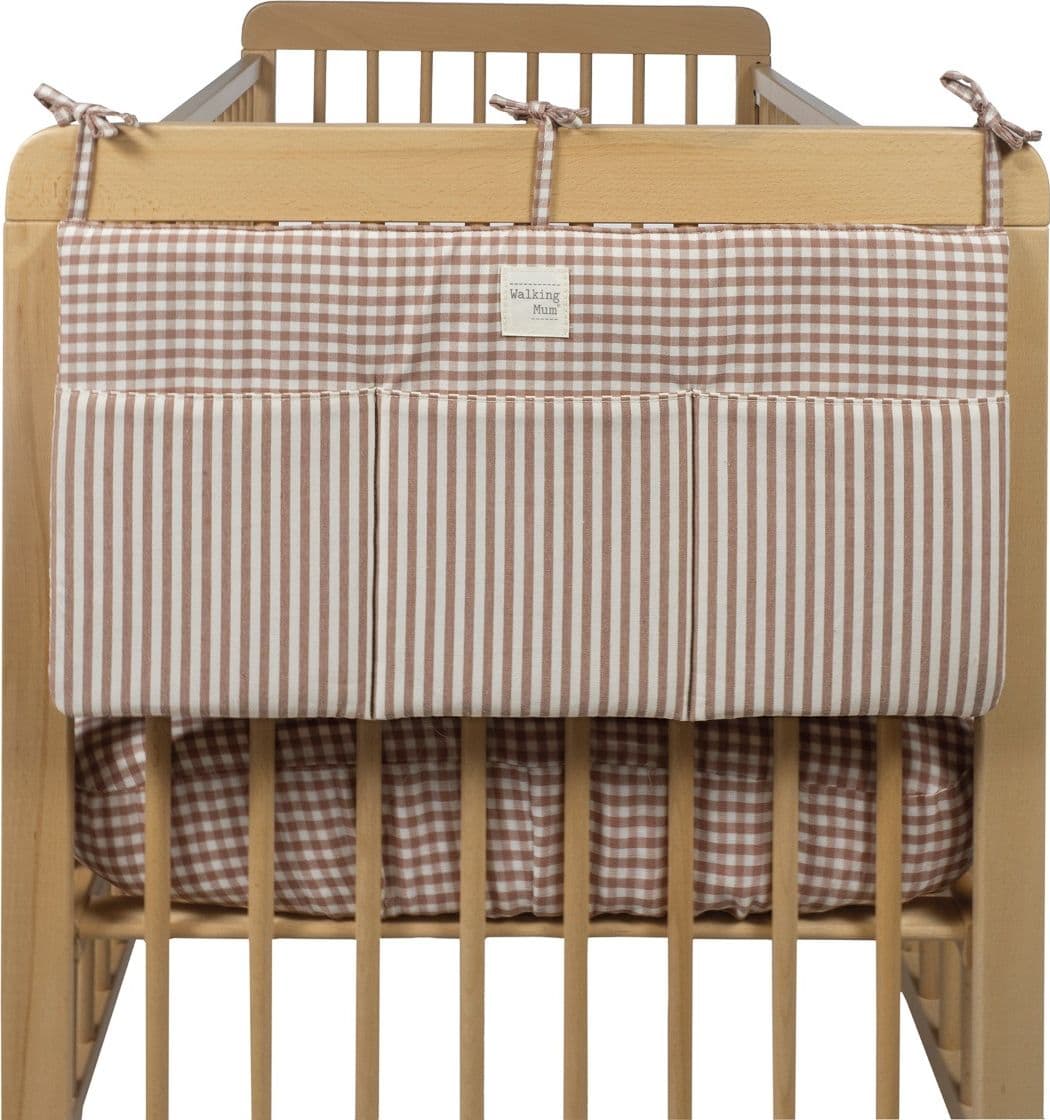 Organizzatore per culla Pasito a Pasito WM Praliné Vichy/Strisce Moka - 3