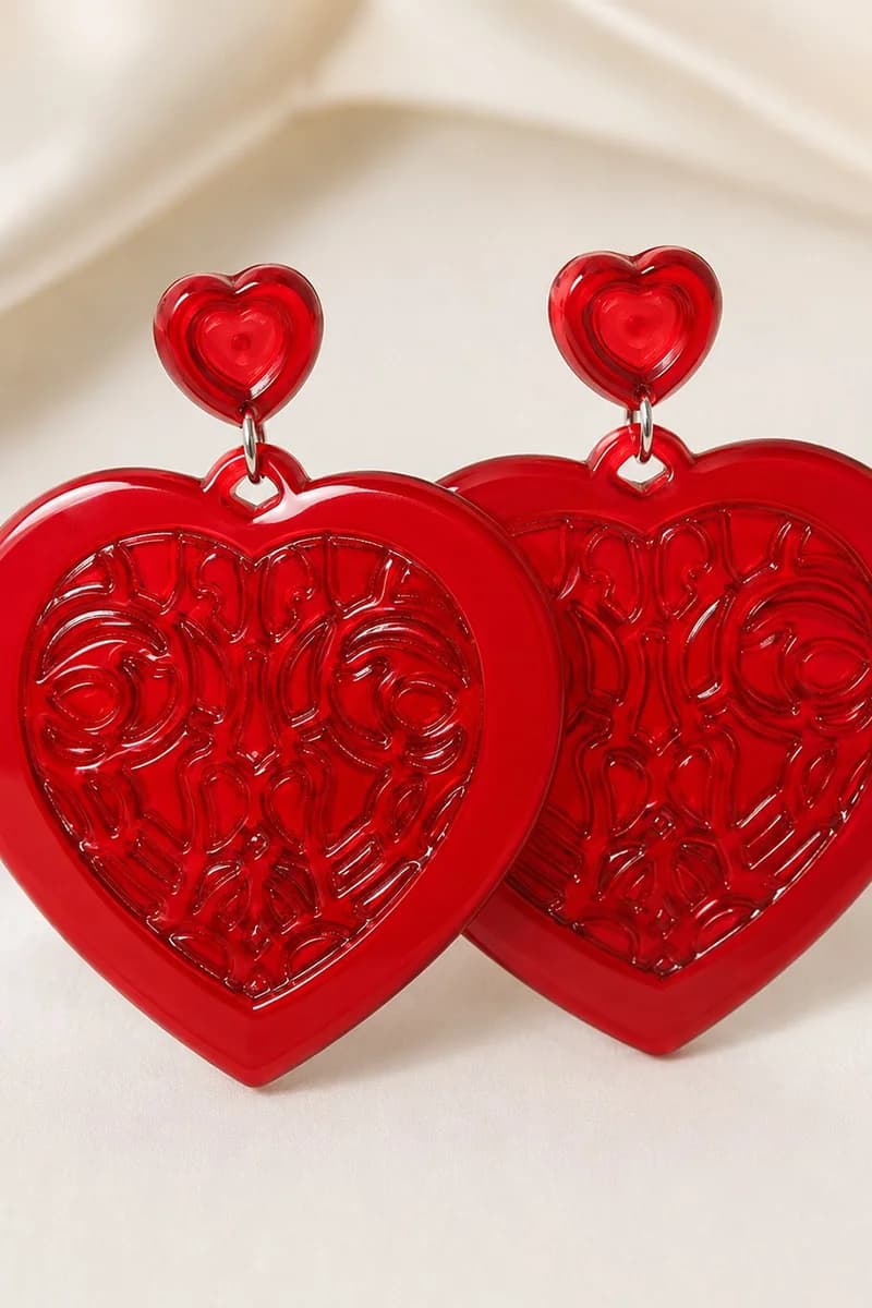 Orecchini pendenti Baroque Soul Heart - 3