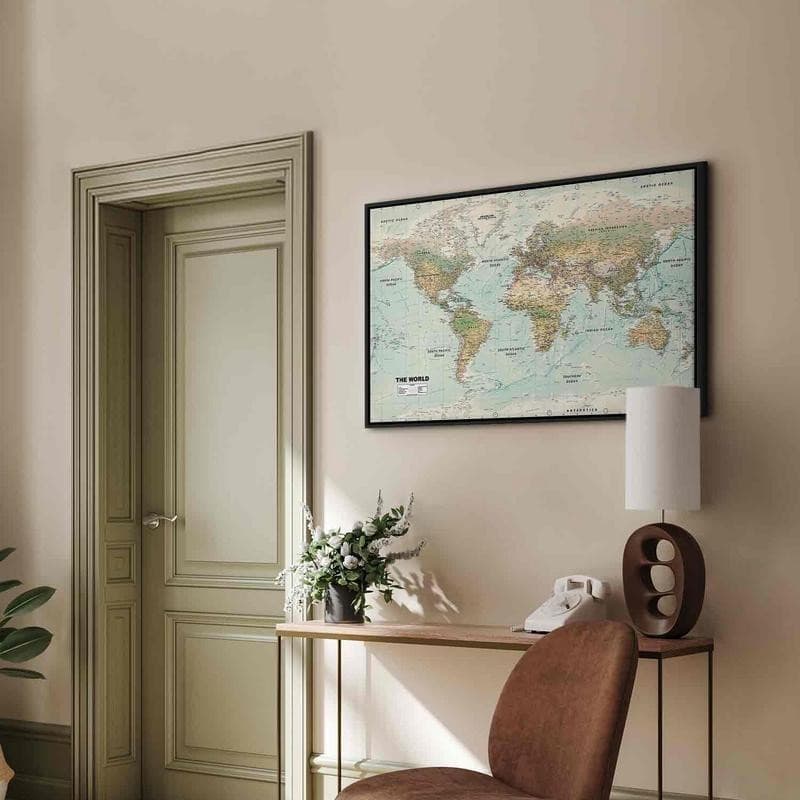 Quadro  World Map: Beautiful World - 5