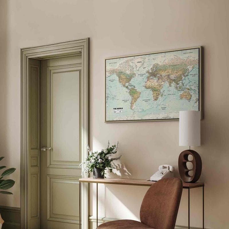 Quadro  World Map: Beautiful World - 6