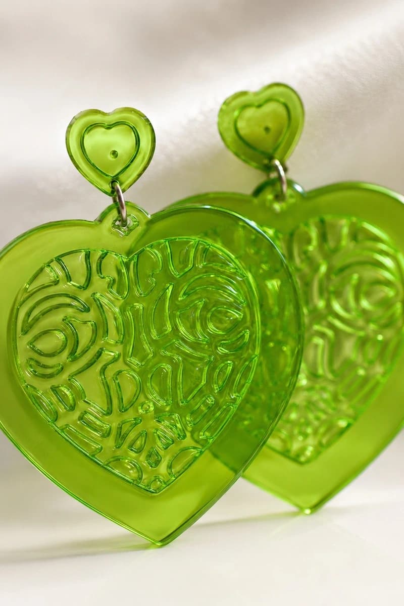 Orecchini pendenti Baroque Soul Heart - 3