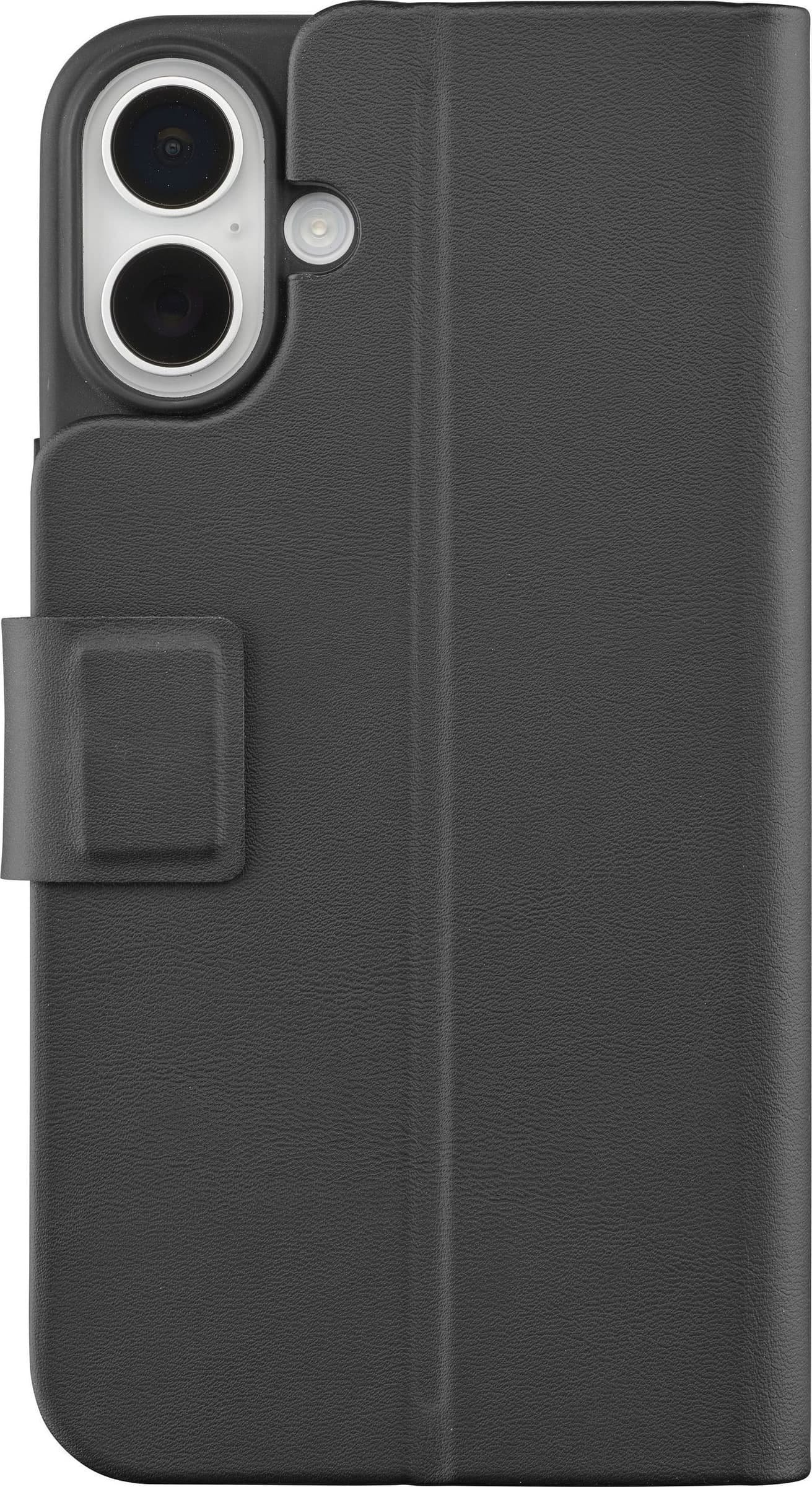 custodia a libro iphone 17 nera con porta carte di credito - 4