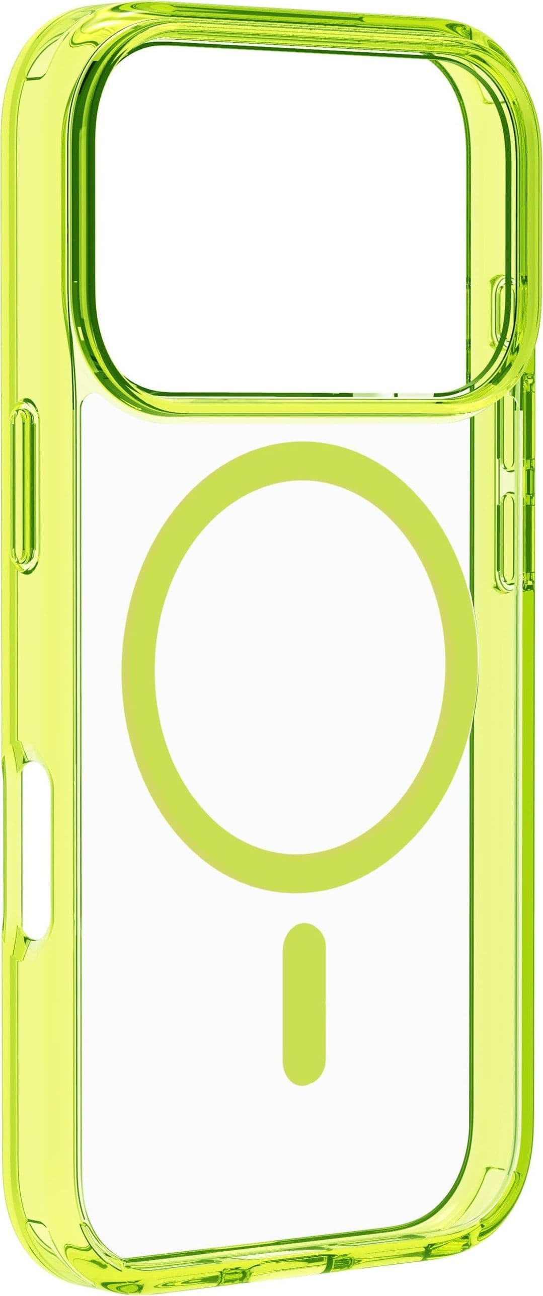 cover iphone 17 PRO MAX lime - trasparente magsafe - 4
