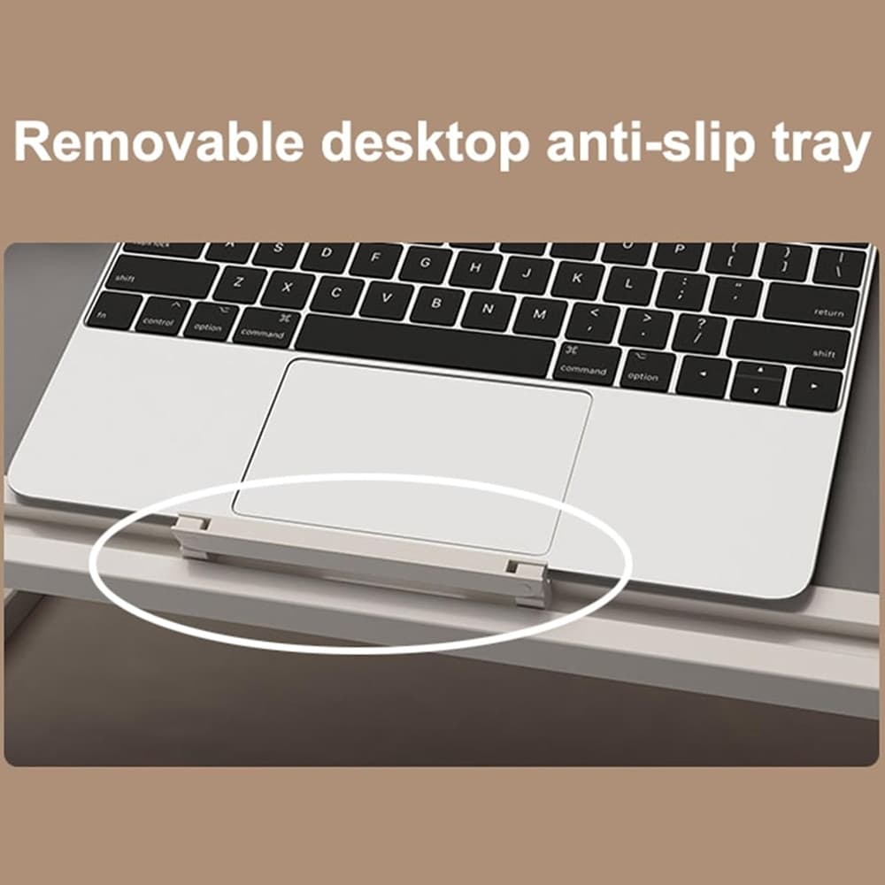 TAVOLINO DA LETTO REGOLABILE CON GAMBE PIEGHEVOLI DIVANO SCRIVANIA PER COMPUTER PORTATILI - 2
