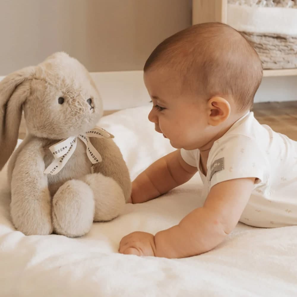 Peluche Bamboom per rumori Bianchi Coniglietto Warm Grey - 2