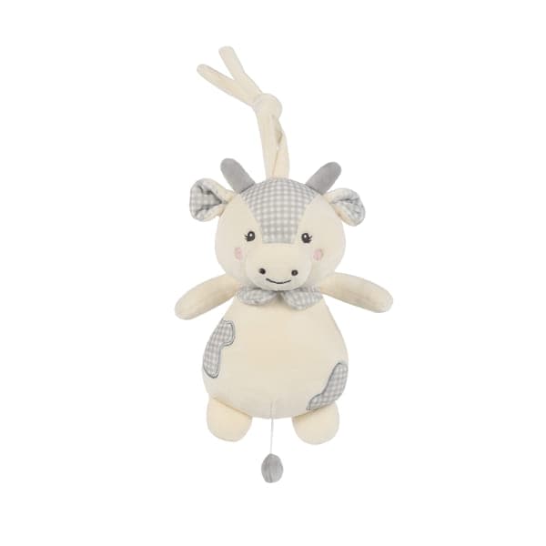 Peluche Musicale Mucca Pasito a Pasito Little Bloom Grigio - 3