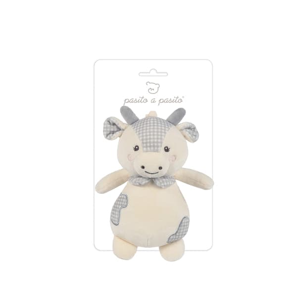 Peluche Musicale Mucca Pasito a Pasito Little Bloom Grigio - 5
