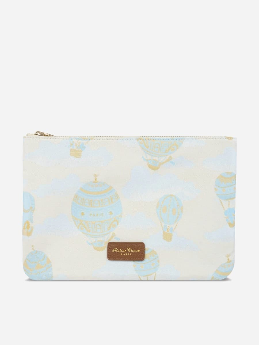 Pochette Atelier Choux Hot Air Balloons Jacquard Blue - 3