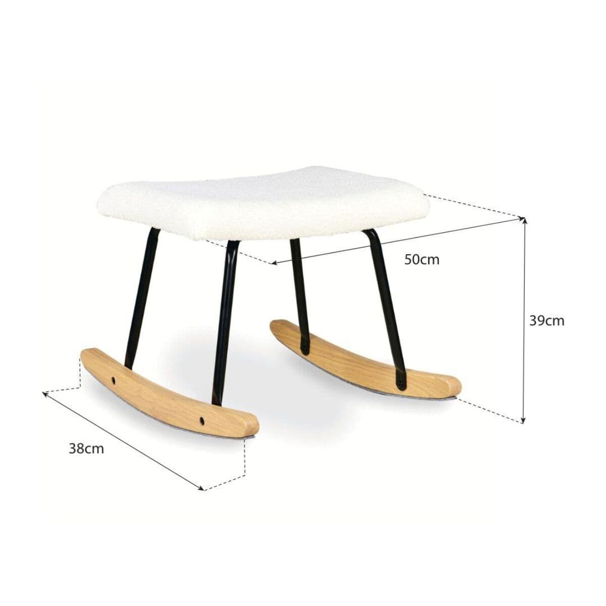 Poggiapiedi Quax Hocker Rocker Basic - Sheep - 4