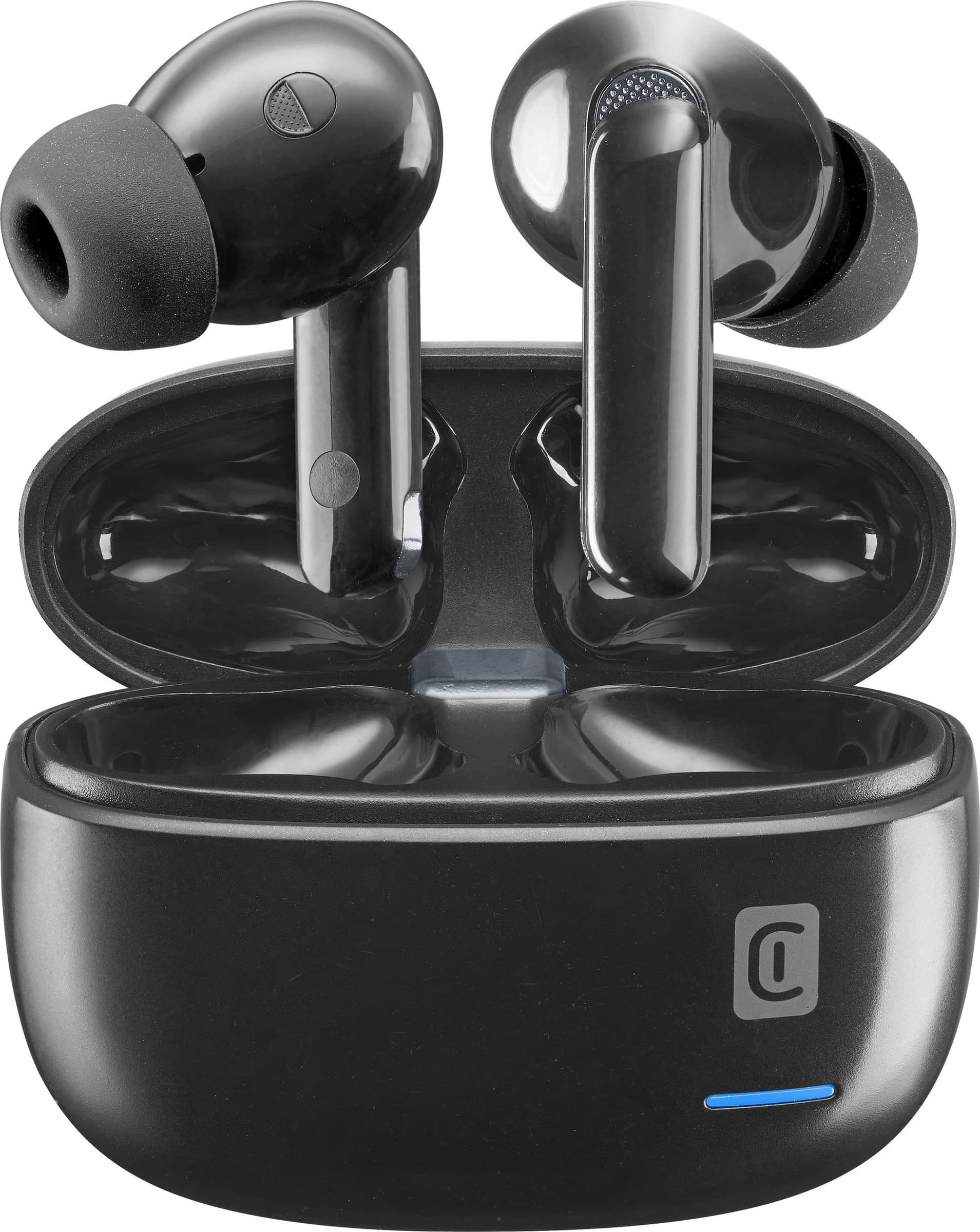 Auricolari wireless con custodia di ricarica e tecnologia ANC ed ENCcancellazione del rumore