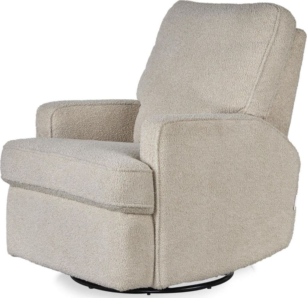 Poltrona reclinabile elettrica Quax Girevole e Scorrevole - Teddy Taupe - 3