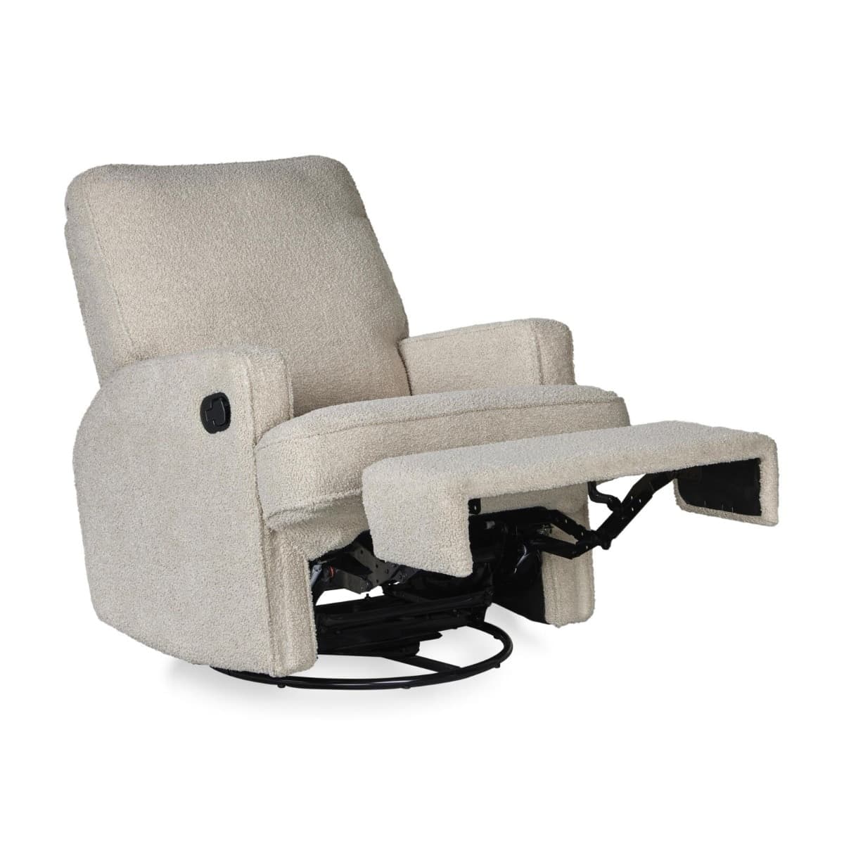 Poltrona reclinabile elettrica Quax Girevole e Scorrevole - Teddy Taupe - 4