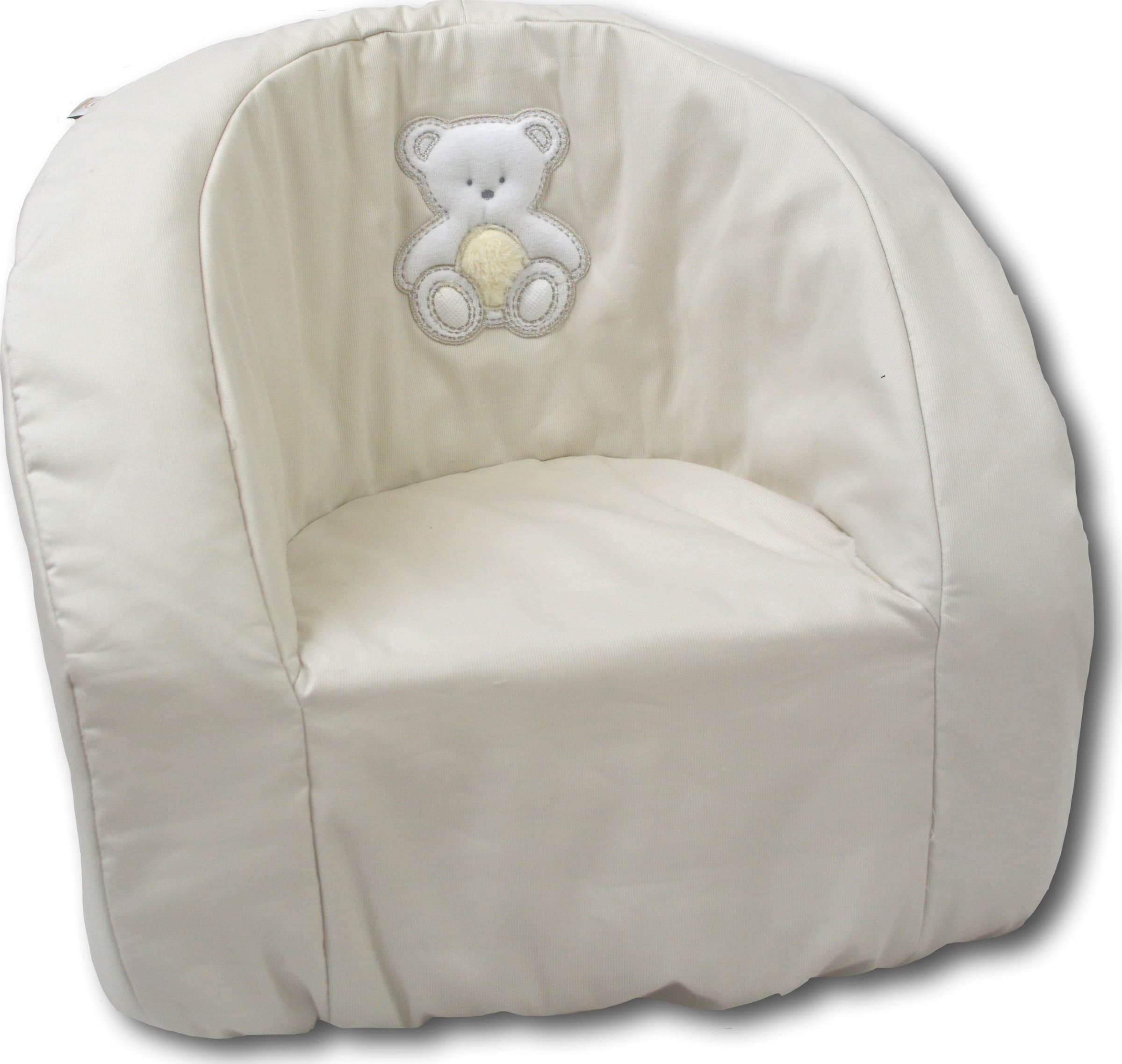 Poltroncina Tonda Italbaby Peluche Tortora