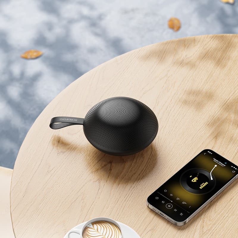 Altoparlante Bluetooth wireless Borofone BR48 Ufo Nero funzione TWS - 2