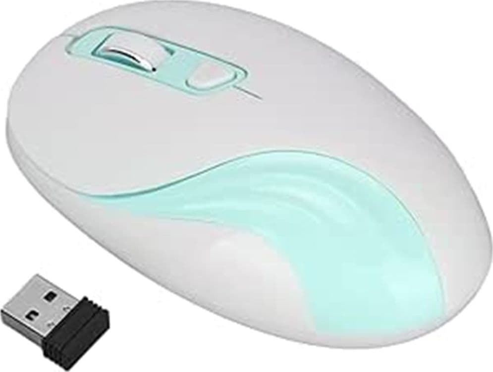 MOUSE WIRELESS A 2,4 GHZ RICEVITORE USB DESIGN ERGONOMICO PER COMPUTER UFFICIO QM75