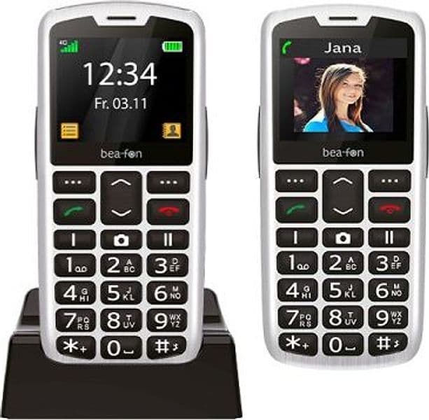 beafon sl 260lte senior phone Display interno a colori XL da 2,2”4G/3G/2GHAC (compatibile con apparecchi acustici) Fotocamera Bl
