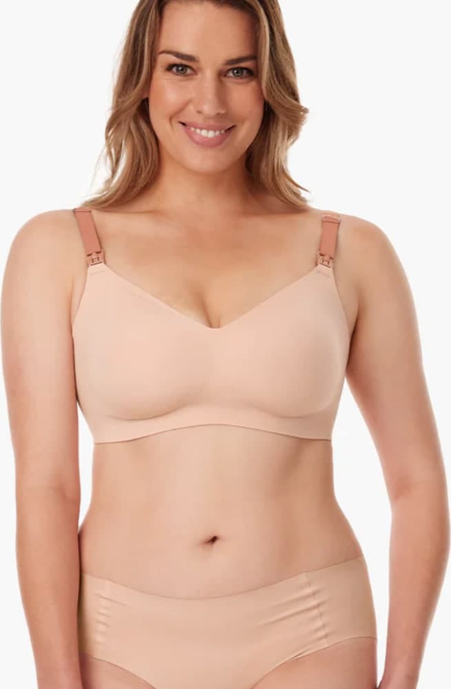 Reggiseno push-up per allattamento Momcozy Peach Rose