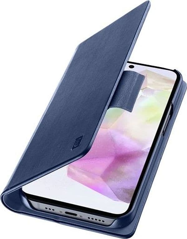 custodia a libro samsung A57 blu