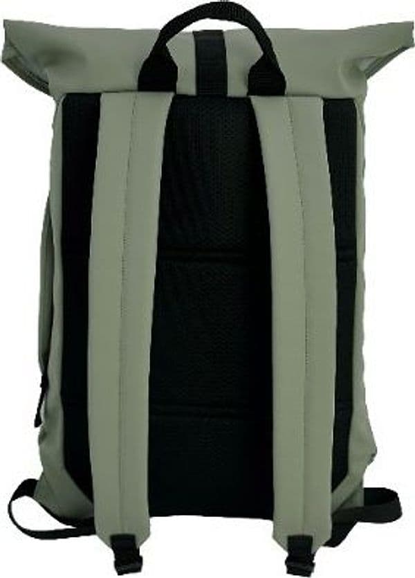 zaino per notebook impermeabile verde militare - 3