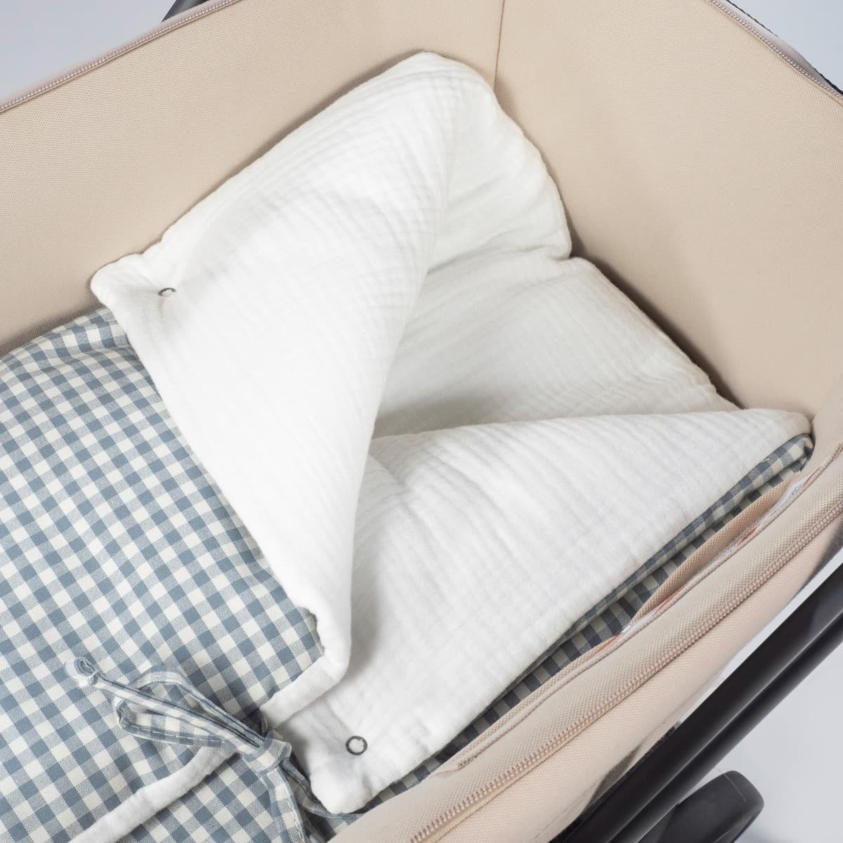 Sacco Nanna/Coperta Pasito a Pasito WM Praliné Vichy Matcha TOG 2,5 - 7
