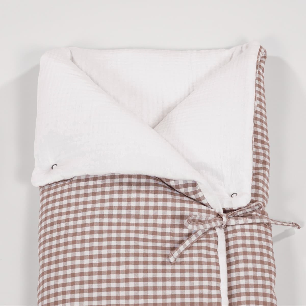 Sacco Nanna/Coperta Pasito a Pasito WM Praliné Vichy Moka TOG 2,5 - 5