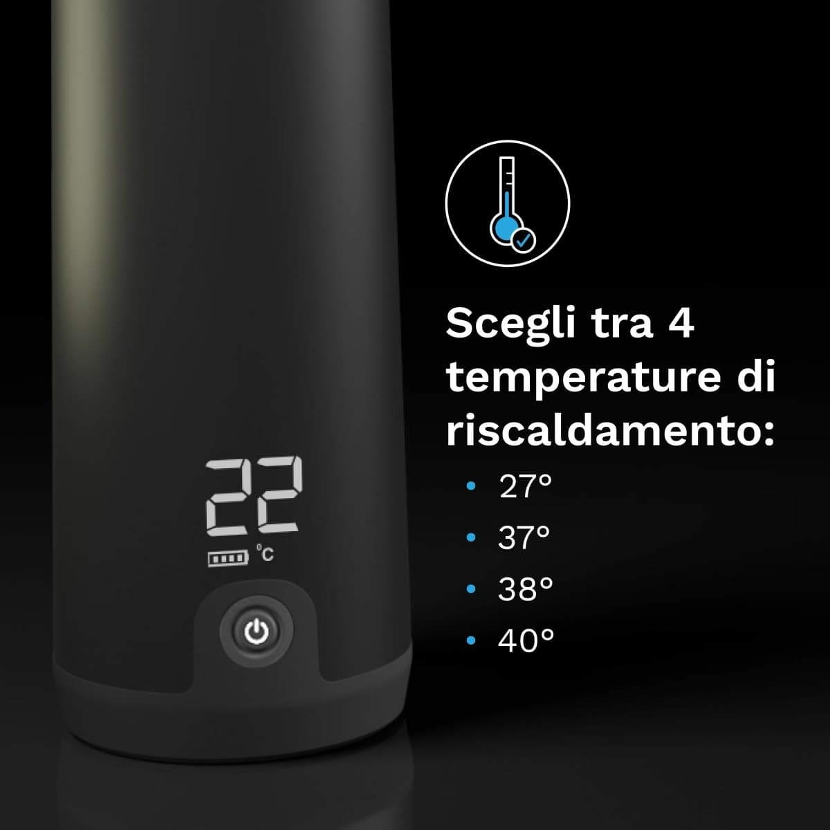 Scaldabiberon portatile da viaggio nero Baby Brezza - 3