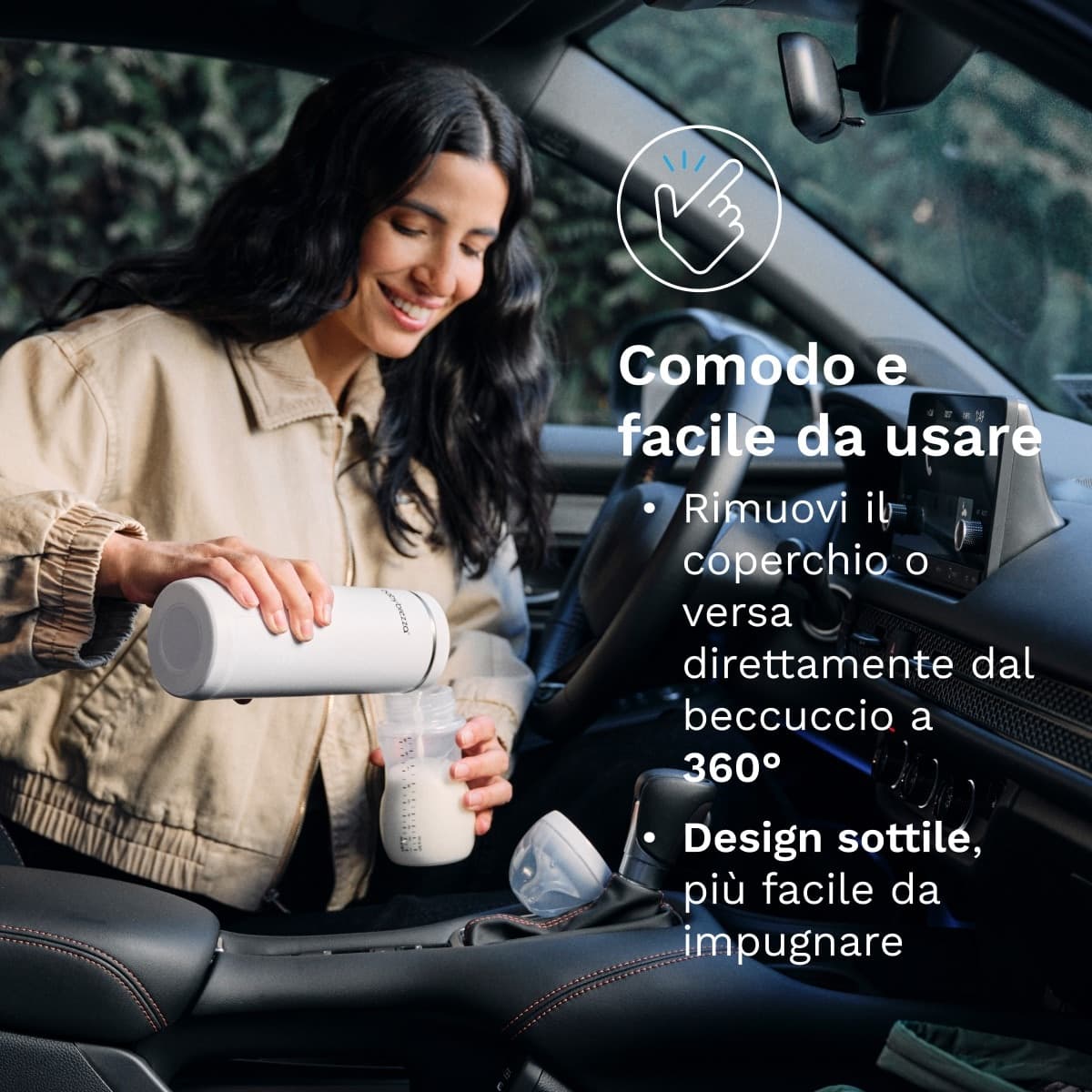 Scaldabiberon portatile da viaggio nero Baby Brezza - 6