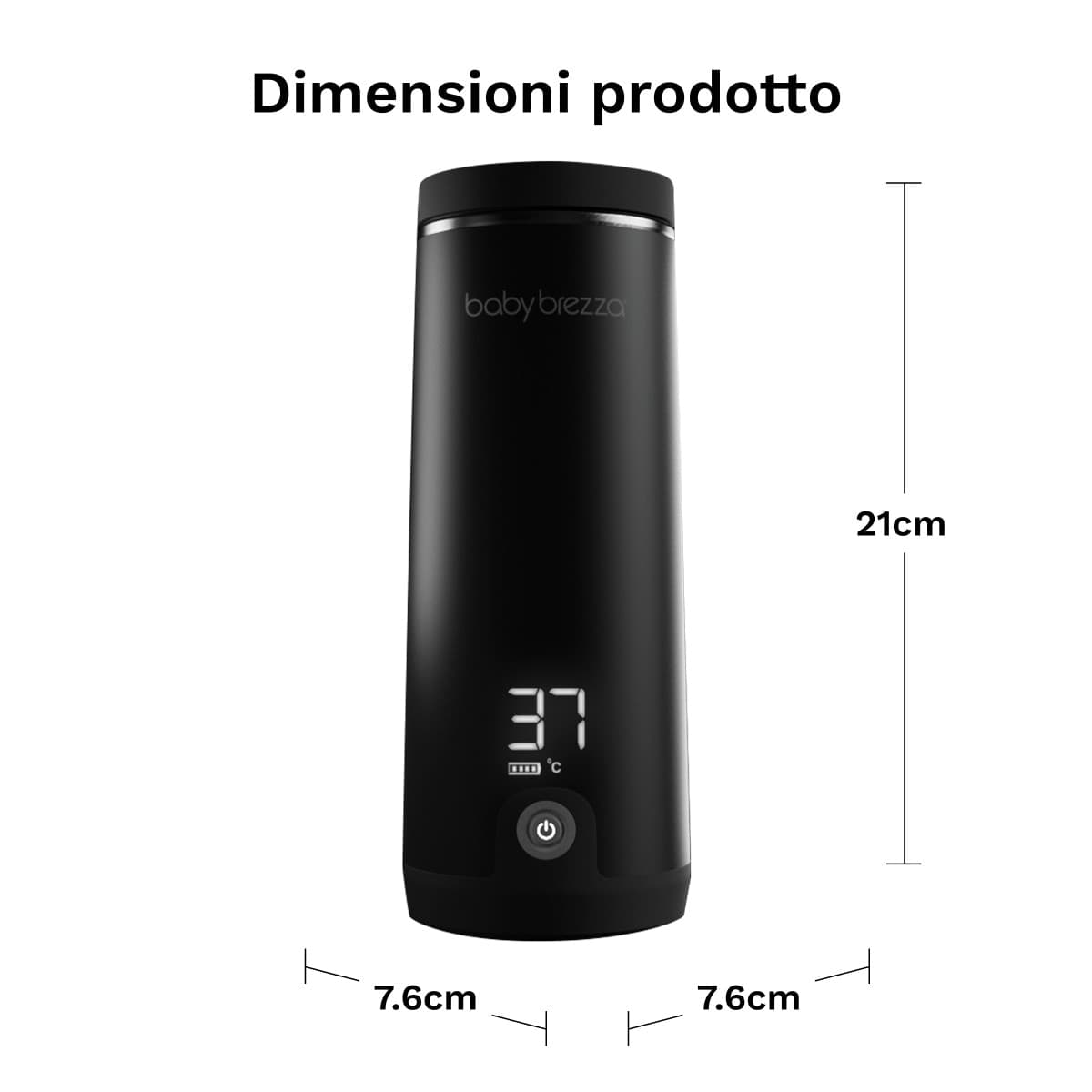 Scaldabiberon portatile da viaggio nero Baby Brezza - 7